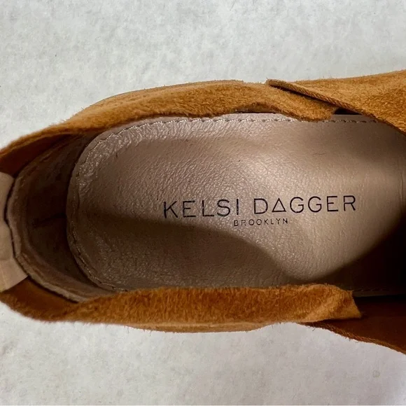 ANTHROPOLOGIE/ KELSI DAGGER Brooklyn Kenmare Booties - Brown - Sz 7 - Picture 11 of 13